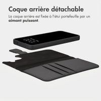 imoshion Étui portefeuille luxe 2-en-1 amovible Samsung Galaxy A27 (5G) - Noir
