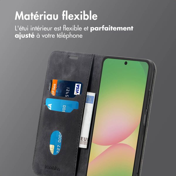 imoshion Étui de téléphone portefeuille Slim Samsung Galaxy A36 - Noir