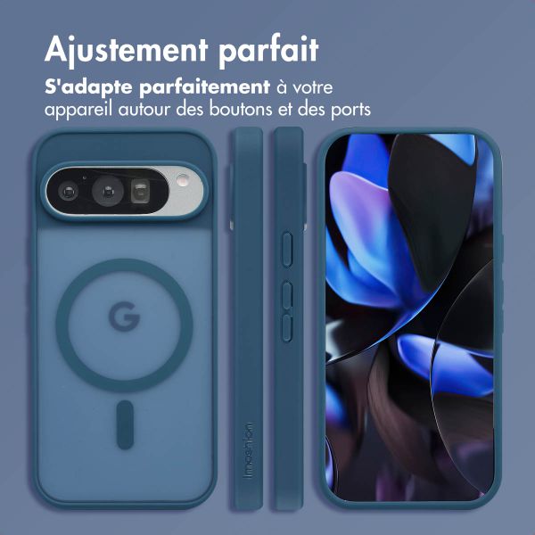 imoshion Coque Color Guard avec MagSafe Google Pixel 9 / 9 Pro / 10 / 10 Pro - Bleu foncé