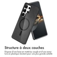imoshion Coque Pailletée avec MagSafe Samsung Galaxy S24 Ultra - Glitter Noir