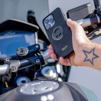 SP Connect Support de téléphone Moto Mount LT pour vélo / scooter / moto pour coques SPC+ - Noir