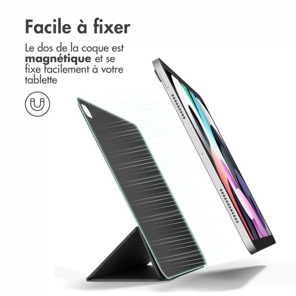 imoshion Magnetic etui de téléphone portefeuille Apple iPad Air 11 pouces (2026) M4 / (2025) M3 / (2024) M2 / Air 5 (2022) / Air 4 (2020) - Noir