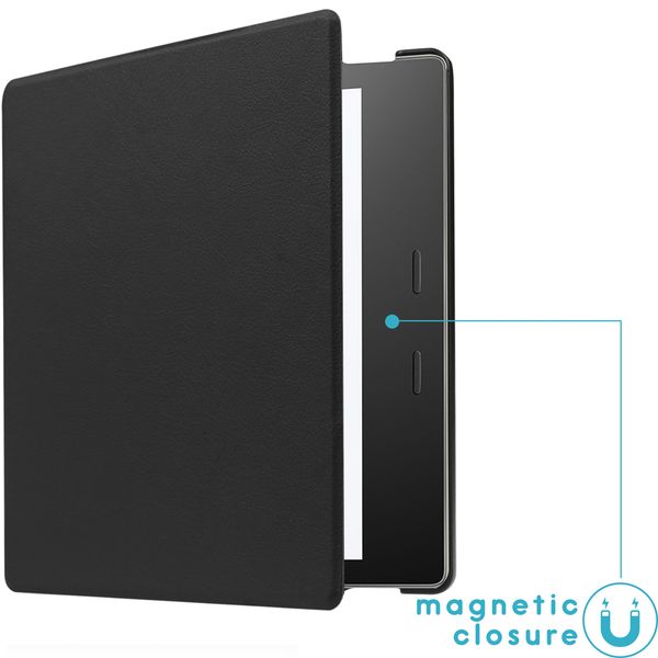 imoshion Étui de liseuse portefeuille Slim Hard Amazon Kindle Oasis 3 - Noir