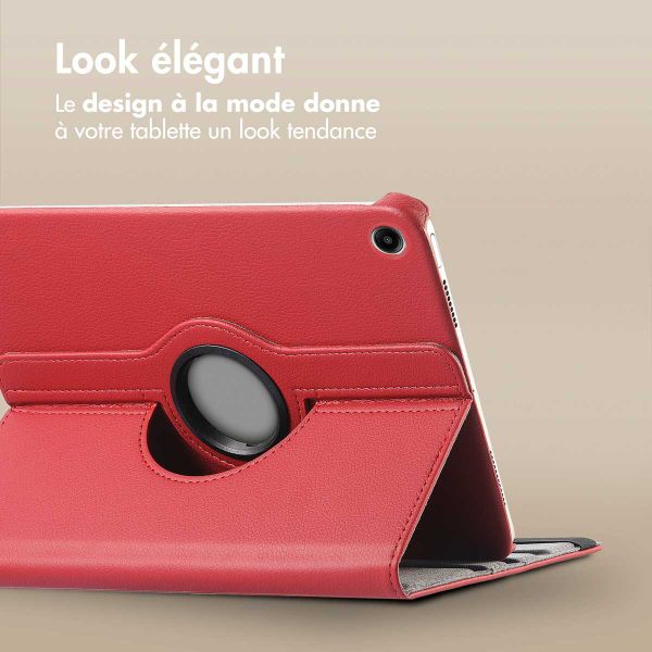 imoshion Coque tablette rotatif à 360° Samsung Galaxy Tab A9 Plus - Rouge foncé