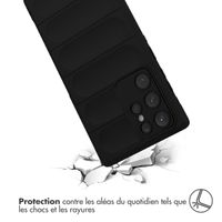 imoshion EasyGrip Backcover Samsung Galaxy S22 Ultra - Noir