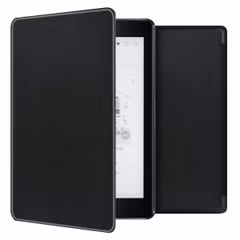 imoshion Étui de liseuse portefeuille Slim Hard Kobo Aura One - Noir