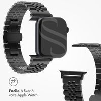 Selencia Bracelet Metallique Jubilee Apple Watch | 38/40/41/42 mm - Noir