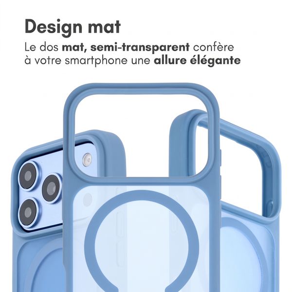 imoshion Coque Color Guard avec MagSafe Apple iPhone 18 Pro Max / 17 Pro Max - Bleu clair