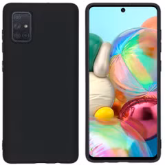 imoshion Coque Couleur Samsung Galaxy A71 - Noir