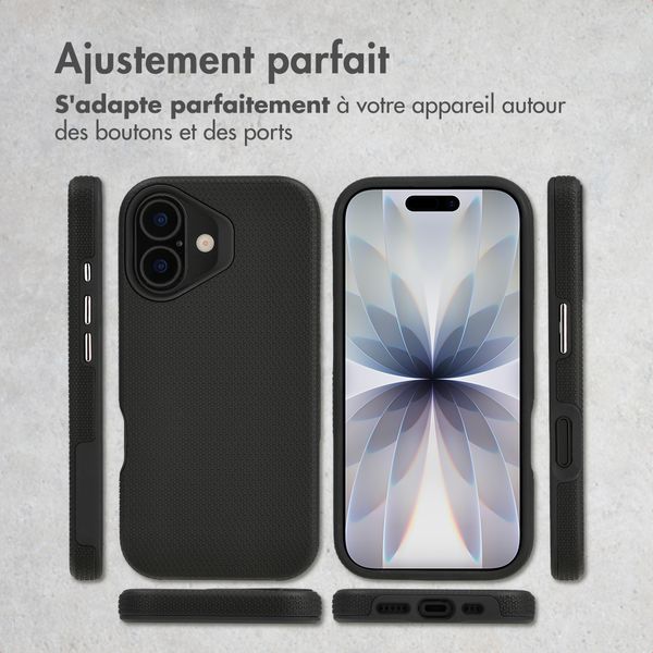 Accezz Coque Tough avec MagSafe Apple iPhone 17 - Noir