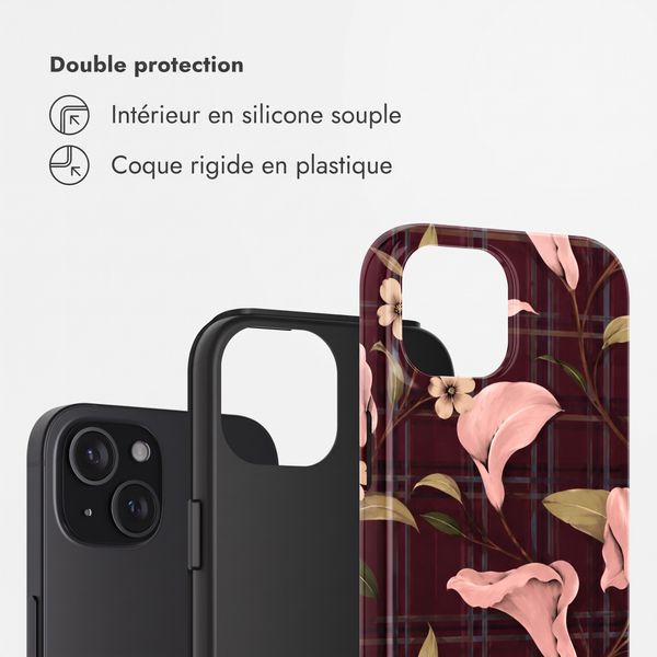 Selencia Coque arrière Vivid Apple iPhone 15 - Autumn Muse