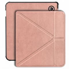 imoshion Étui de liseuse portefeuille Pliable Kobo Libra Colour - Rose Doré