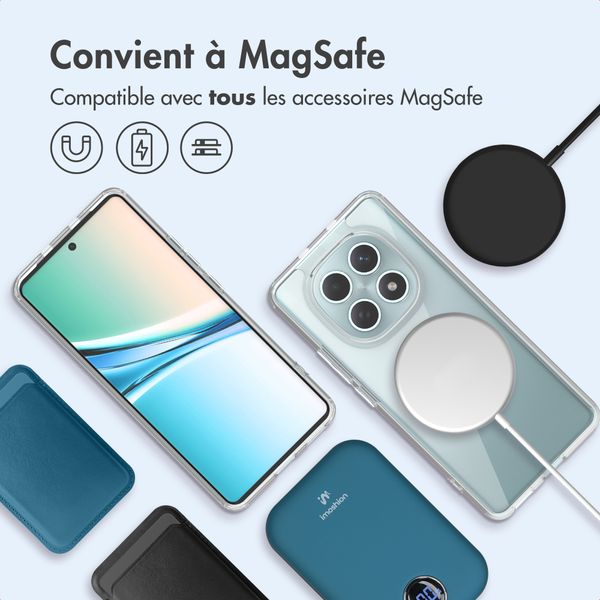 imoshion Coque arrière de protection avec MagSafe Xiaomi Redmi Note 15 (4G/5G) - Transparent