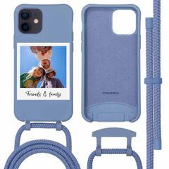Coque Color MagSafe avec cordon amovible et photo et/ou texte personnalisés Apple iPhone 12 (Pro) - Polaroid