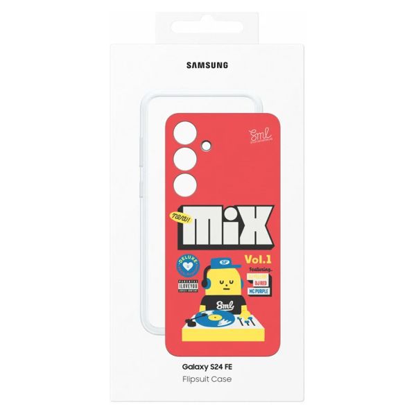 Samsung Coque FlipSuit originale Samsung Galaxy S24 FE - Rouge