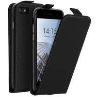 Accezz Étui à rabat Apple iPhone SE (2022 / 2020) / 8 / 7 - Noir