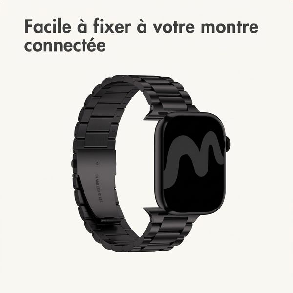imoshion Bracelet acier Apple Watch | 38/40/41/42 mm - Noir