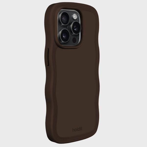 Holdit Coque Wavy Apple iPhone 14 Pro Max - Chocolate