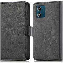 imoshion Étui de télephone portefeuille de luxe Motorola Moto E13 - Noir