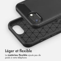 imoshion Coque Brushed Apple iPhone 17e / 16e - Noir