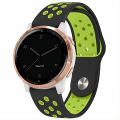 imoshion Bracelet sport en silicone  - Connexion universelle 18 mm - Black & Lime