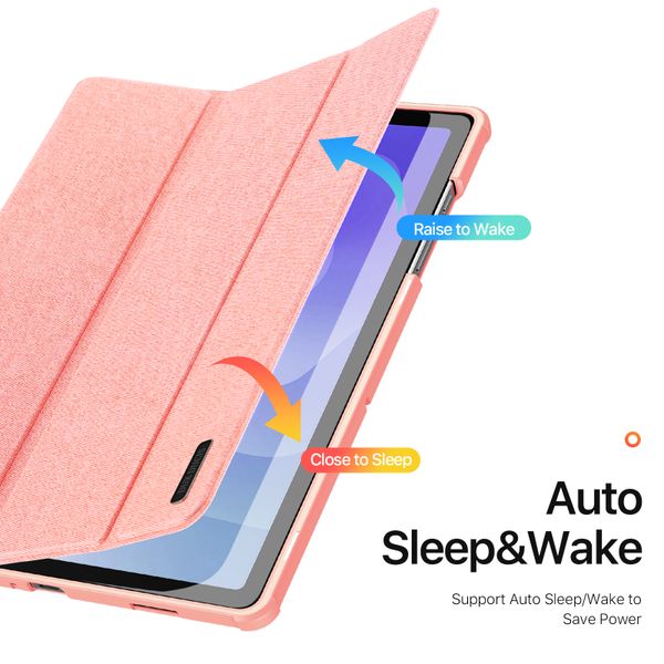 Dux Ducis Coque tablette Domo Samsung Galaxy Tab A11 Plus - Rose