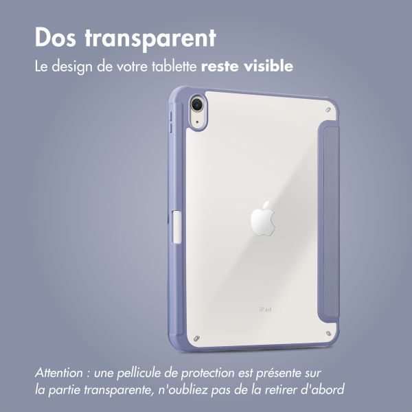 imoshion Coque tablette Origami Apple iPad 11 (2025) 11 pouces A16 / iPad 10 (2022) 10.9 pouces - Lavender