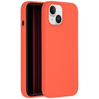 Accezz Coque Liquid Silicone avec MagSafe Apple iPhone 15 - Nectarine