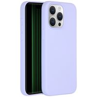 Accezz Coque Liquid Silicone Apple iPhone 15 Pro Max - Violet