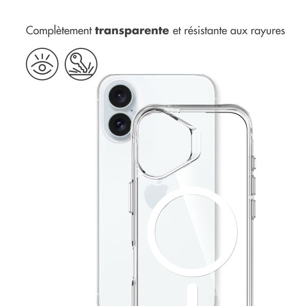 imoshion Coque Rugged Air MagSafe Apple iPhone 16 - Transparent