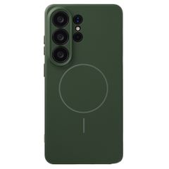 Accezz Coque Grip avec MagSafe Samsung Galaxy S26 Ultra - Vert foncé