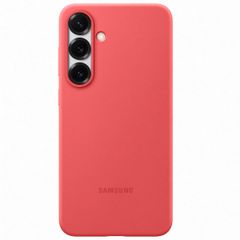 Samsung Original Coque en silicone Samsung Galaxy S25 Plus - Peach