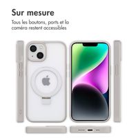 Accezz Coque Ring Stand avec MagSafe Apple iPhone 14 - Gris