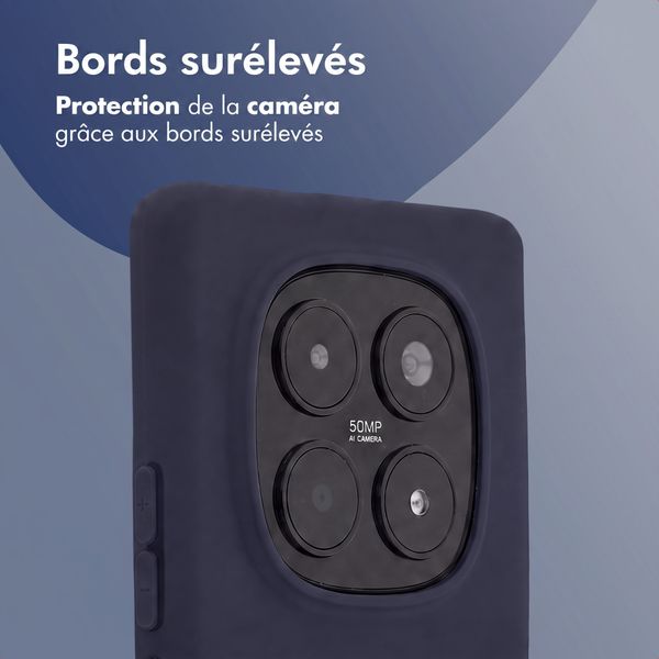 imoshion Coque Couleur Xiaomi Redmi Note 15 Pro (4G) - Bleu foncé