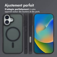 imoshion Coque Color Guard avec MagSafe Apple iPhone 16 - Noir