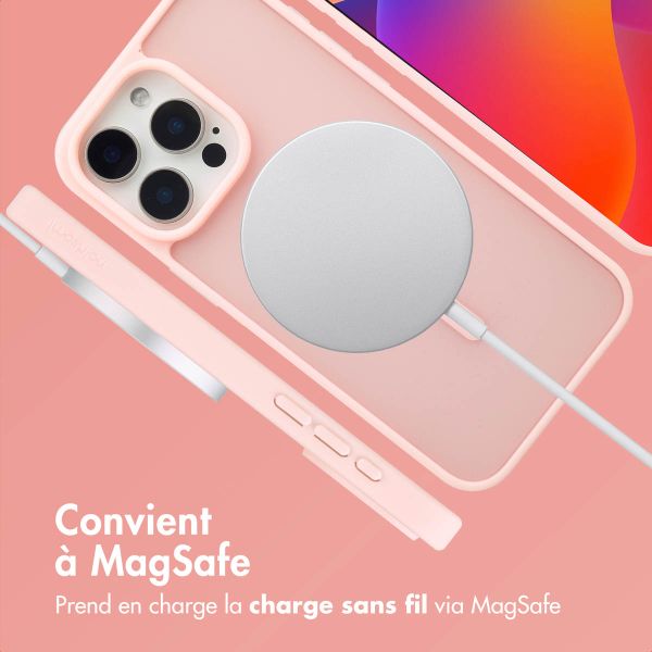 imoshion Coque Color Guard avec MagSafe Apple iPhone 15 Pro Max - Rose clair