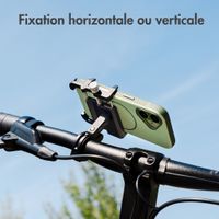 imoshion Support de téléphone en aluminium pour vélo - Léger - Universel - Noir