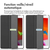 imoshion Coque tablette Trifold Apple iPad 9 (2021) 10.2 pouces / iPad 8 (2020) 10.2 pouces / iPad 7 (2019) 10.2 pouces - Noir