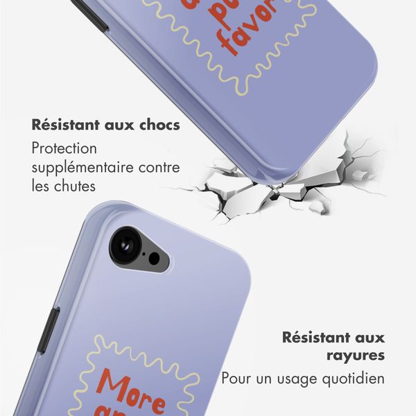 Selencia Coque arrière Vivid avec MagSafe Apple iPhone 17e / 16e - More Amor
