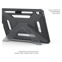 UAG Coque arrière Scout Plus avec support Scout Apple iPad Air 11 pouces (2026) M4 / (2025) M3 / (2024) M2 - Ash