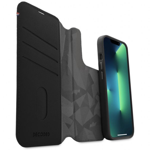 Decoded Portefeuille détachable 2 en 1 en cuir Apple iPhone 14 Pro Max - Noir