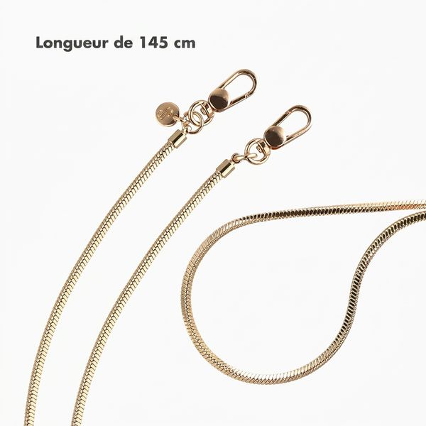 Selencia Sleek Chain (cordon extra long 145 cm) - Gold