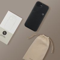 Selencia Coque Riva avec porte-cartes Apple iPhone 17e / 16e - Noir