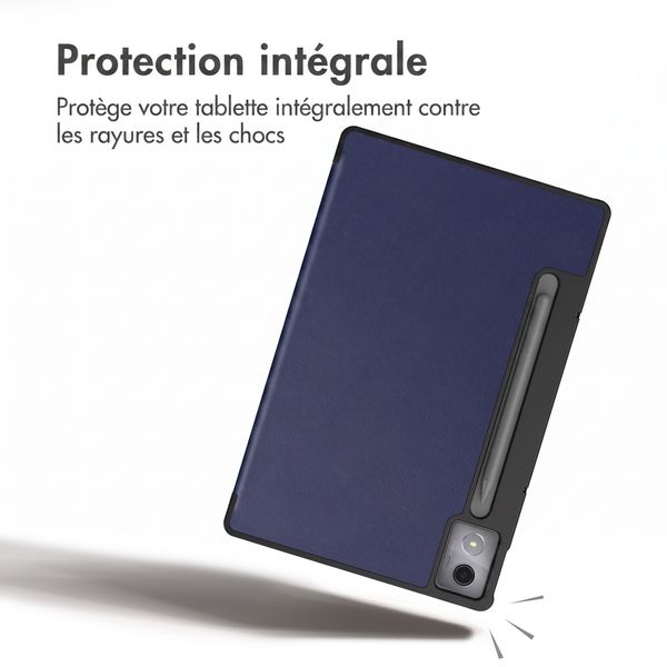 imoshion Coque tablette Trifold Lenovo Idea Tab Pro - Bleu foncé