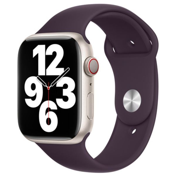 Apple 4 Pack Bracelet Sport pour Apple Watch | 44/45/46/49 mm - White/ (Product)RED/ Clover/ Elderberry