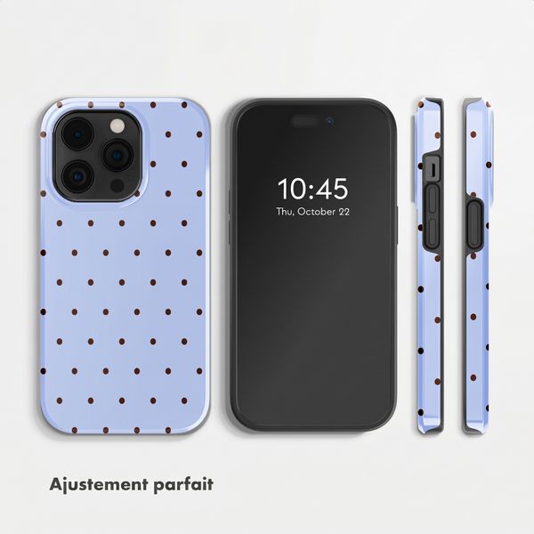 Selencia Coque arrière Vivid Apple iPhone 14 Pro - Happy Dots Digital Sky