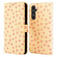 imoshion Étui de télephone portefeuille Design Samsung Galaxy A54 (5G) - Sunny Yellow Petite Flowers