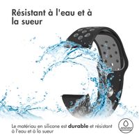imoshion Bracelet sport en silicone  - Connexion universelle 22 mm - Black / Grey