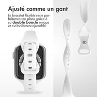 imoshion Bracelet slim en silicone Apple Watch | 38/40/41/42 mm - Blanc