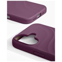 iDeal of Sweden Coque Soft Swirl Silicone MagSafe Apple iPhone 16 - Velvet Plum